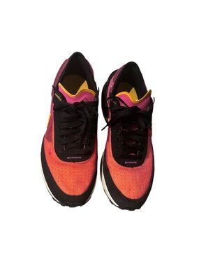 Nike Waffle One GS Active Fuchsia Yellow Black Sneakers Kids 6Y Women's 7-7.5